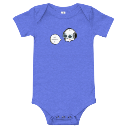 Body à manches courtes bébé – « Oui Monsieur!! » + Skull